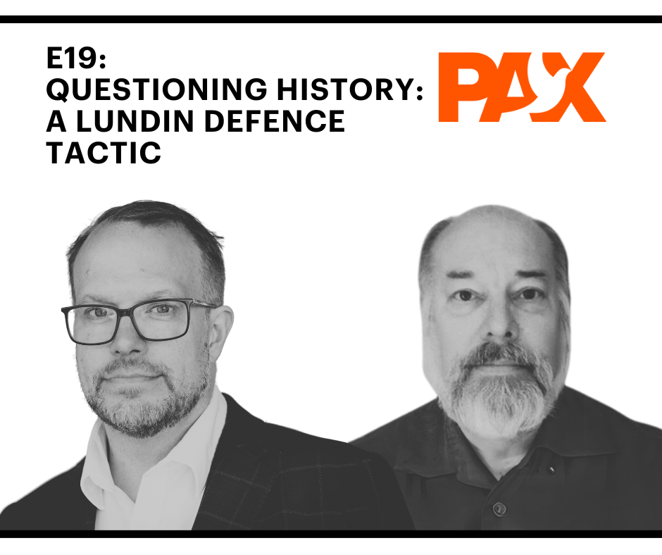 E19: Questioning History: A Lundin Defence Tactic